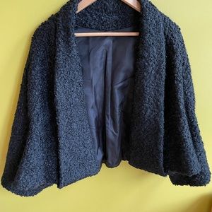 Vintage 1940’s, 1950’s, 1960’s wool boucle short swing jacket XL